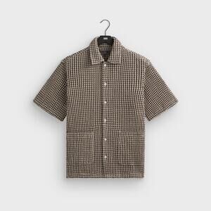Kith Geometric Diamond Short Sleeve Boxy Collared Overshirt